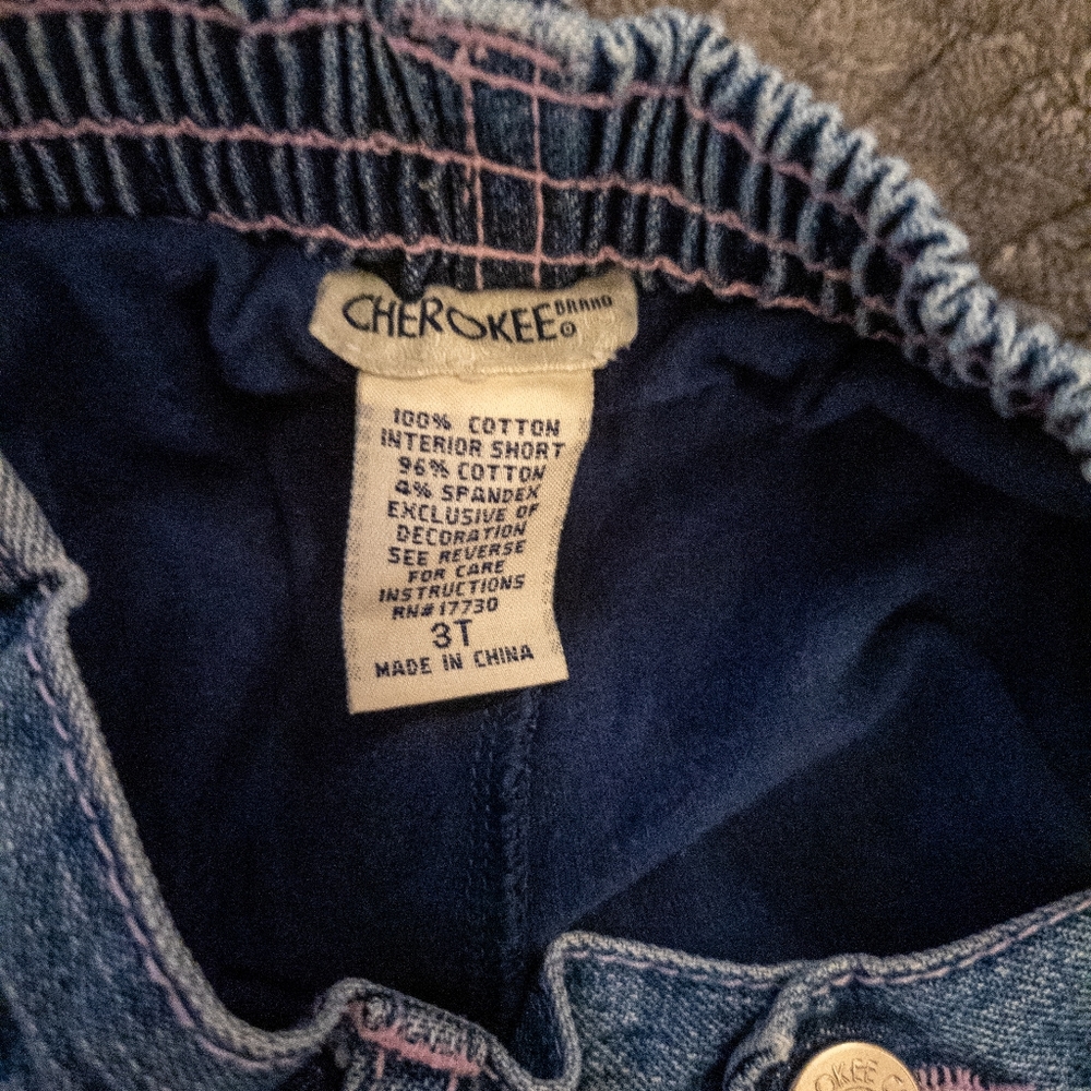 *4/$30* Cherokee Denim Skirt -3T - Picture 3 of 3